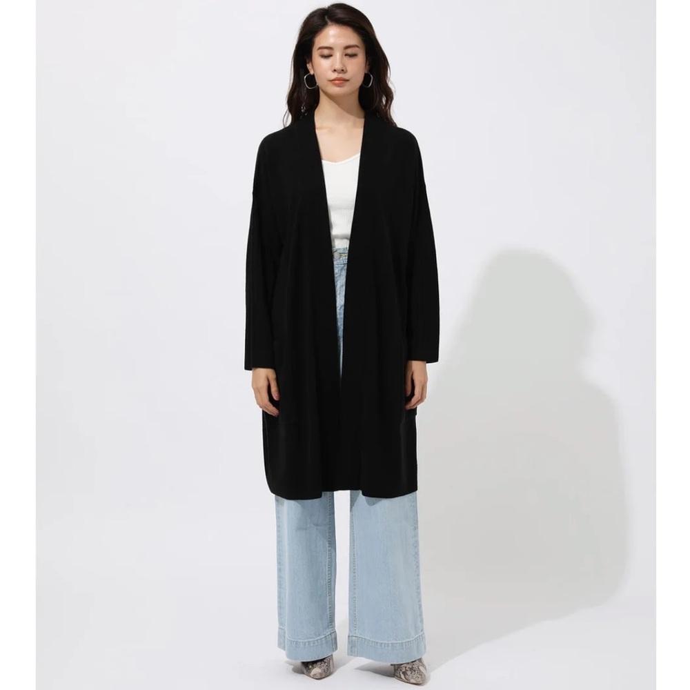 MOUSSY Japanese Designer Long Sleeve Coat With Pockets